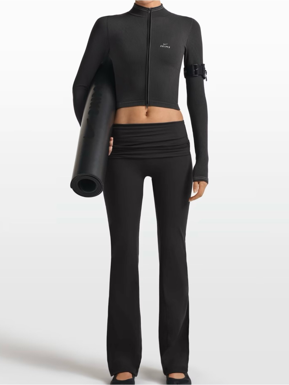 SKIMS x Nike stretch knit fold over
